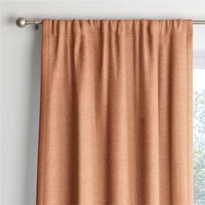 Room Essentials Room Darkening thermal curtain panel 63x42” heather orange